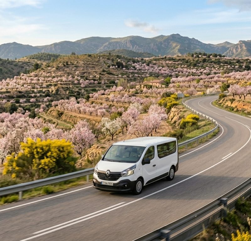 Alquilar una furgoneta en abril